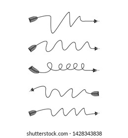 arrows and bows element set