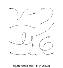 arrows and bows vector illustration set