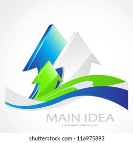 Arrows business background