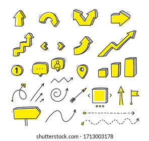 Arrows for business ideas and your website and presentation.