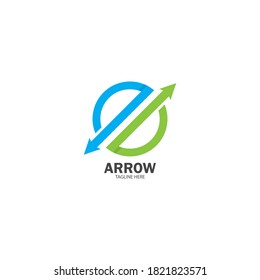 Arrows business vector illustration icon Logo Template design