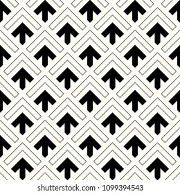 Arrows, chevrons wallpaper. Japanese mountains motif. Ancient mosaic backdrop. Oriental pattern background. Ethnic ornament. Folk image. Digital paper, textile print, web design. Seamless illustration