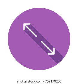  arrows circle flat