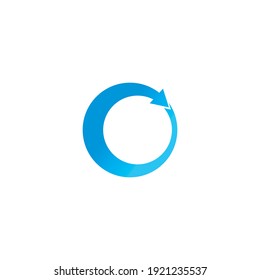 Arrows circle vector illustration icon Logo Template design