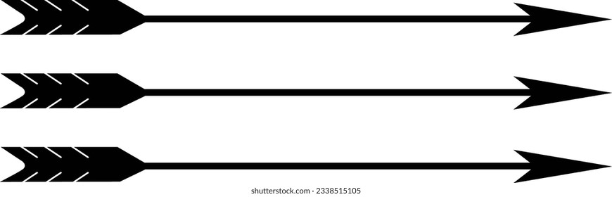Arrows clipart (Editable) - Vector Illustration