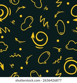 Pfeile und Wolken Luxus trendy anwendbares Design wunderschöne abstrakte Vektorgrafik artwork.eps