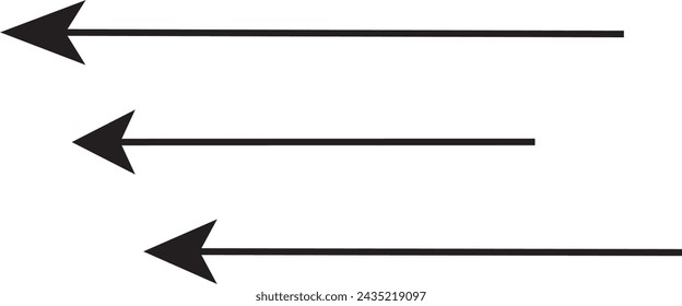 Arrows-Auflistung. Schwarzer Pfeil Richtung Zeichen vor und nach unten für Navigation oder Web-Download-Taste isoliert Vektor Schmal, rechts und recyceln Pfeilspitzen-Symbole , Cliparts, Vektor