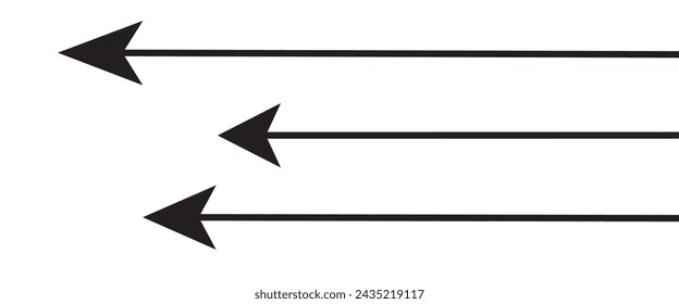 Arrows-Auflistung. Schwarzer Pfeil Richtung Zeichen vor und nach unten für Navigation oder Web-Download-Taste isoliert Vektor Schmal, rechts und recyceln Pfeilspitzen-Symbole , Cliparts, Vektor