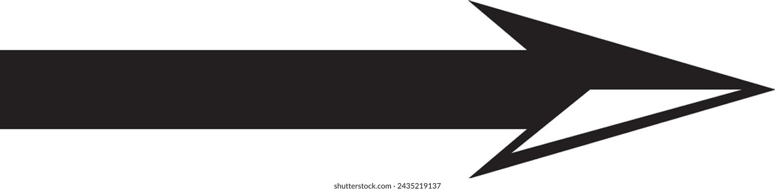 Arrows Collection. Black Arrow Direction Signs Forward And Down For Navigation Or Web Download Button Isolated Vector Narrow, Right And Recycle Arrowhead Symbols , Cliparts, Vector