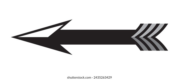 Arrows-Auflistung. Schwarzer Pfeil Richtung Zeichen vor und nach unten für Navigation oder Web-Download-Taste isoliert Vektor Schmal, rechts und recyceln Pfeilspitzen-Symbole , Cliparts, Vektor