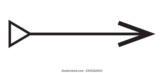 Arrows-Auflistung. Schwarzer Pfeil Richtung Zeichen vor und nach unten für Navigation oder Web-Download-Taste isoliert Vektor Schmal, rechts und recyceln Pfeilspitzen-Symbole , Cliparts, Vektor