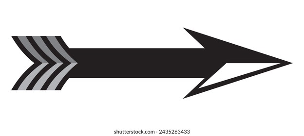 Arrows-Auflistung. Schwarzer Pfeil Richtung Zeichen vor und nach unten für Navigation oder Web-Download-Taste isoliert Vektor Schmal, rechts und recyceln Pfeilspitzen-Symbole , Cliparts, Vektor