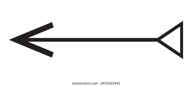 Arrows-Auflistung. Schwarzer Pfeil Richtung Zeichen vor und nach unten für Navigation oder Web-Download-Taste isoliert Vektor Schmal, rechts und recyceln Pfeilspitzen-Symbole , Cliparts, Vektor