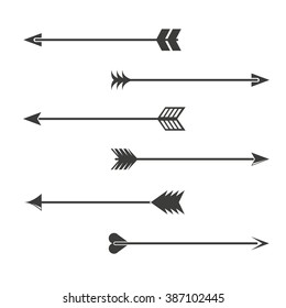 arrows collection, indian style arrows, hipster style arrows