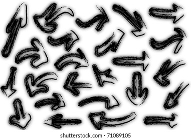 Arrows collection vector