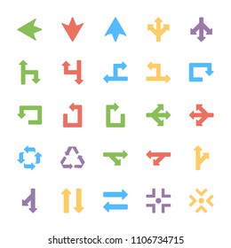 
Arrows Colored Vectors Set

