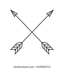 arrows crossed frame icon