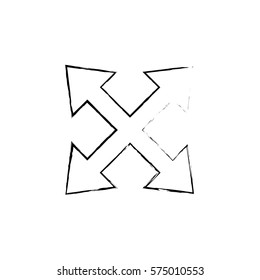 Arrows and cursors icon vector illustration graphic design