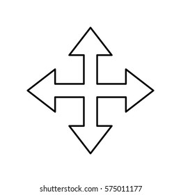 Arrows and cursors icon vector illustration graphic design