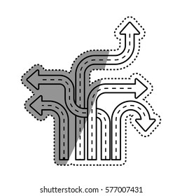 Arrows and cursors icon vector illustration graphic design