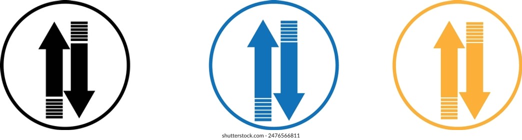 arrows data transfer icon, exchange arrow icons - Swap icon with two arrows 