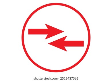 arrows data transfer icon, exchange arrow icons - Swap icon with two arrows