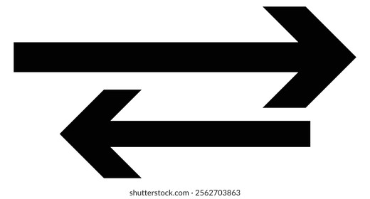 Arrows data transfer icon, exchange arrow icons. Change vector icon. Right and left pointer arrow. Vector illustration.