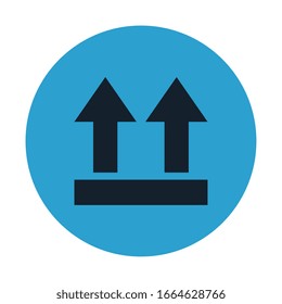 diseño de flechas, logística de entrega transporte almacén de servicios de envío industria y tema global Ilustración de vectores