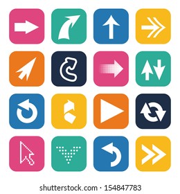 arrows design over white background vector illustration