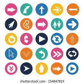 arrows design over white background vector illustration