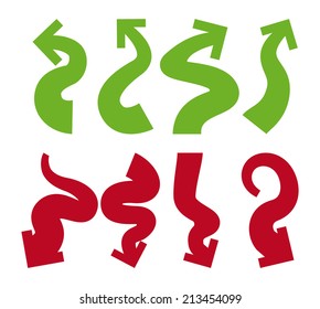 arrows design over white background vector illustration