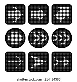 arrows design over white background vector illustration