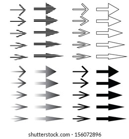 arrows design. vector illustration