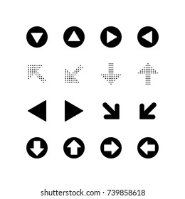Arrows in different directions - Icon set