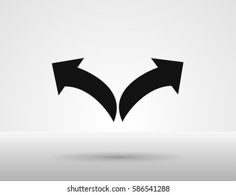Arrows in different directions (left, right, forward, backward). Pointers.