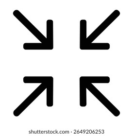 Arrows in different directions, on transparent background, flat line design, vector illustration