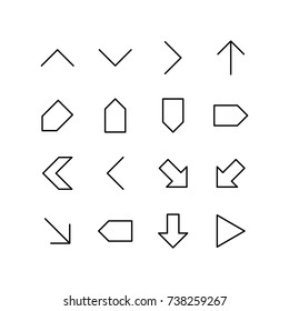 Arrows of different shapes and designs