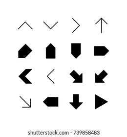Arrows of different shapes and designs
