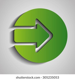 Arrows digital design, vector illustration eps 10.