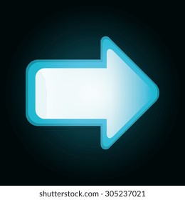 Arrows digital design, vector illustration eps 10.