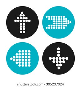 Arrows digital design, vector illustration eps 10.