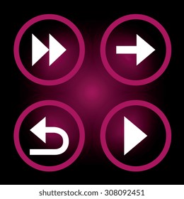 Arrows digital design, vector illustration eps 10.