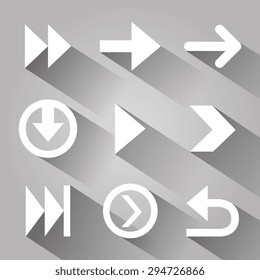 Arrows digital image design, vector illustration eps 10.