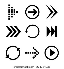 Arrows digital image design, vector illustration eps 10.