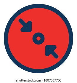 
Arrows, dimension Icon  which can be easily modified or edited
