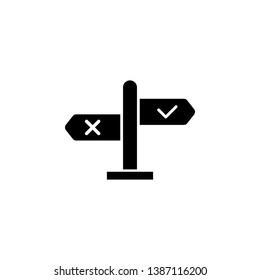 arrows, direction icon. Simple glyph, flat vector of Location icons for UI and UX, website or mobile application