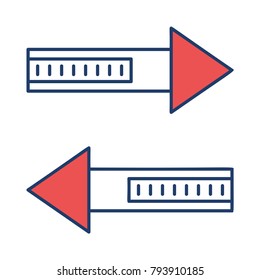 arrows direction navigation 