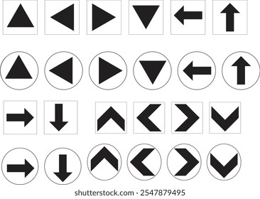 Arrows, directions, up and down symbols, left and right icon, arrow