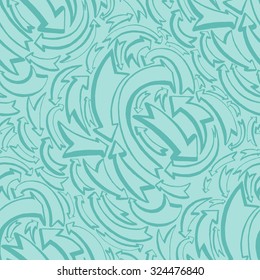 Arrows and directions. Wallpaper textile seamless pattern. Hand drawn illustration.