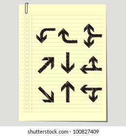 arrows doodle